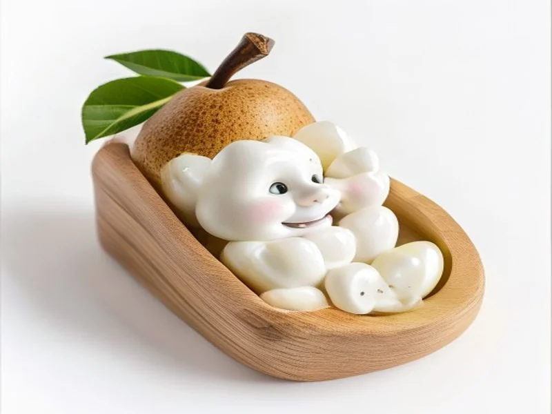Pearhead Boîte à Dents de Lait Bois