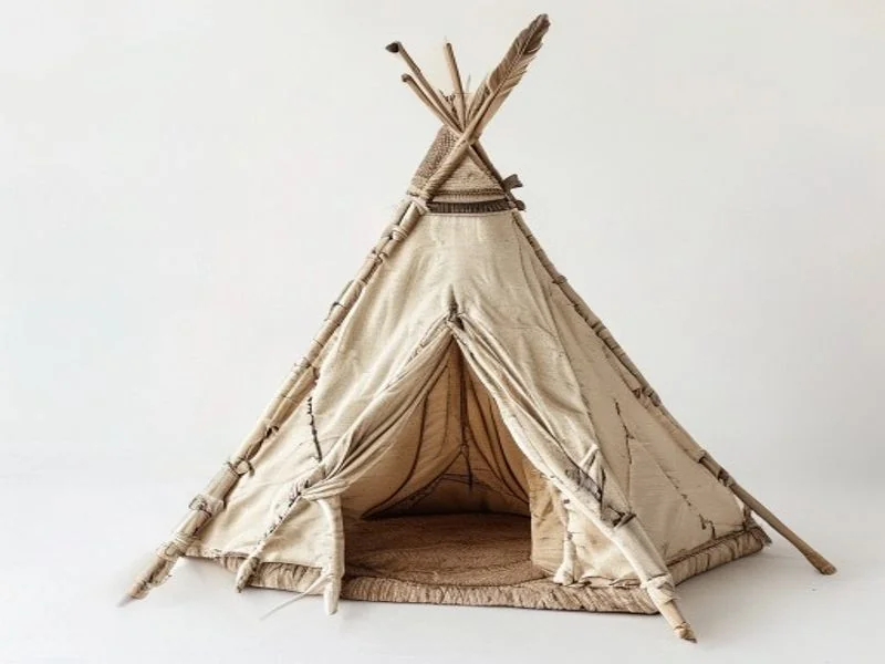 Petite Amélie Tipi Indien en Bois Naturel
