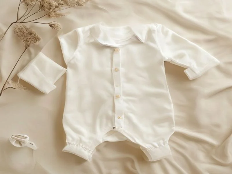 DIM Baby Pyjama Velours 2 pièces