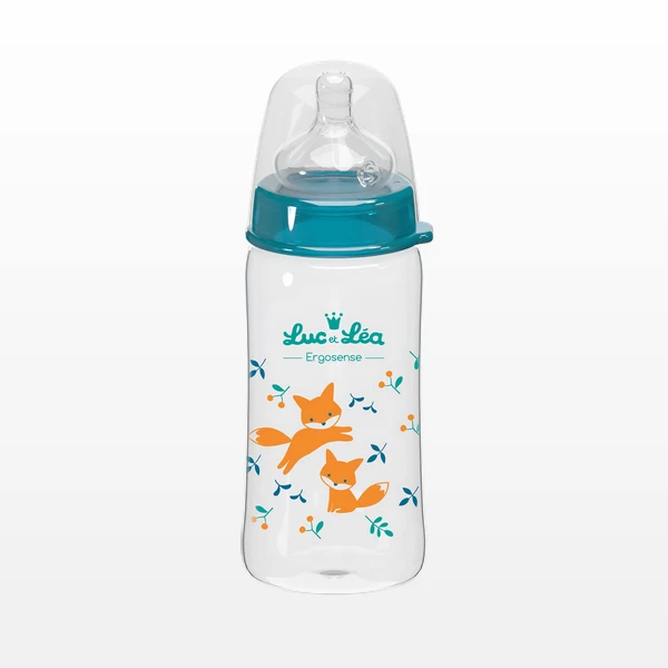 Luc et Léa Biberon Verre 240ml
